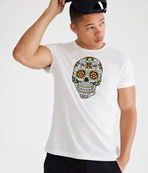 Cinco De Mayo Skull Graphic Tee