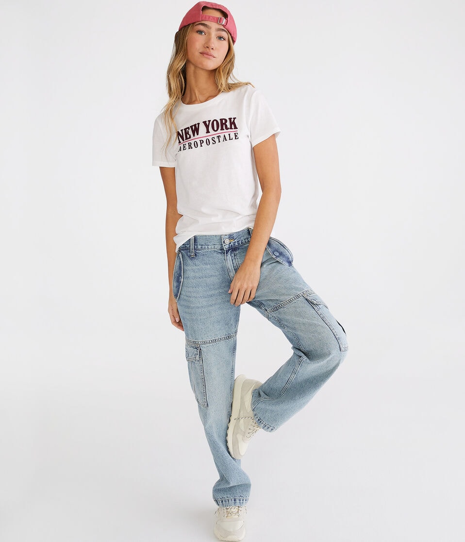 Aeropostale New York Appliqué Graphic Tee