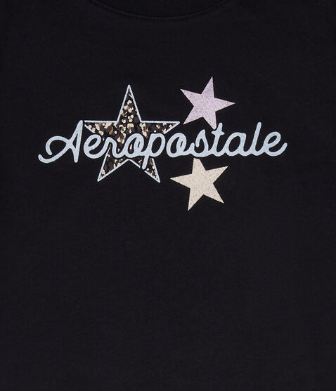 Aeropostale Leopard Star Graphic Tee Aeropostale Leopard Star Graphic Tee
