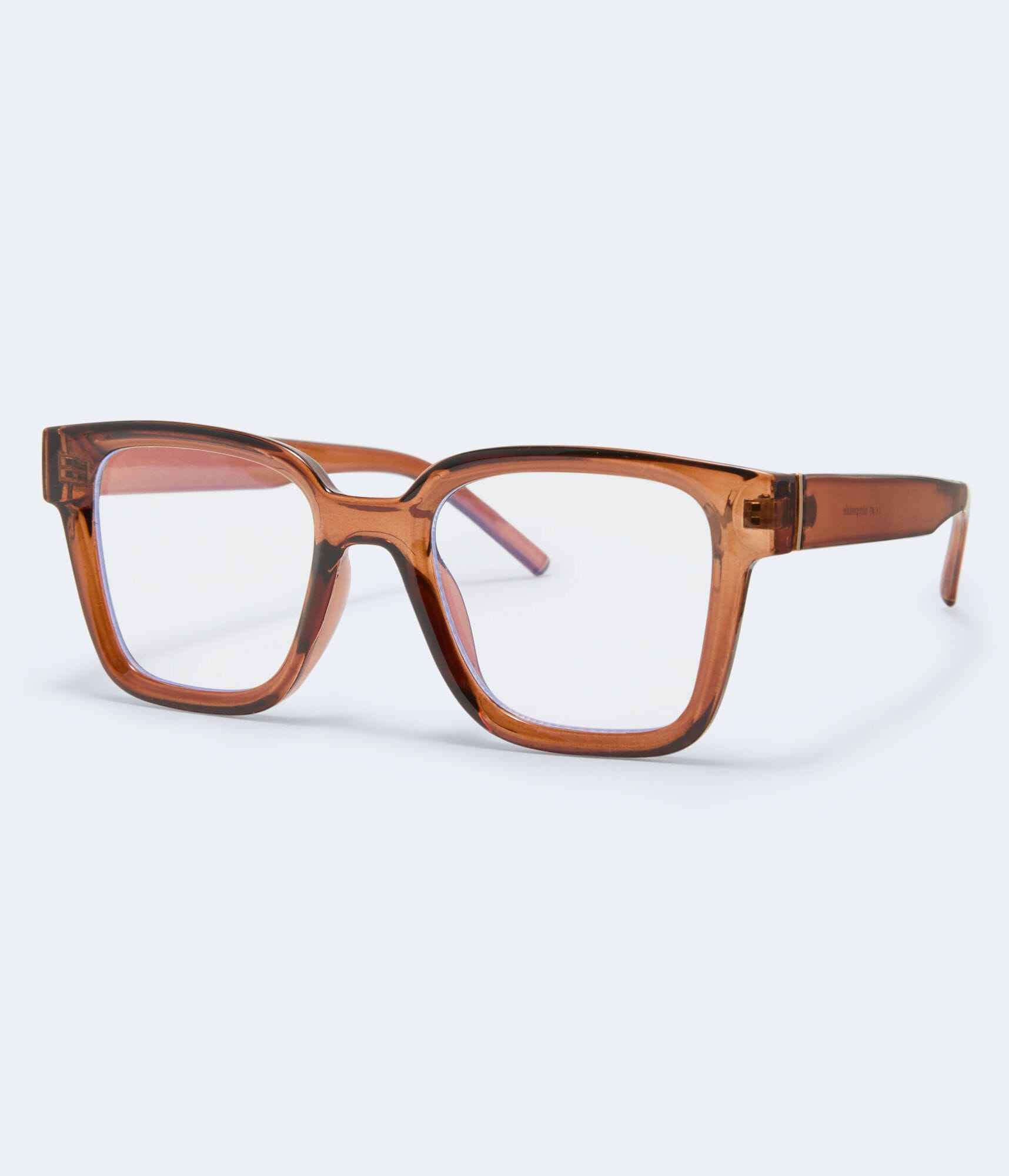 Translucent Tortoiseshell Square Blue Light Glasses