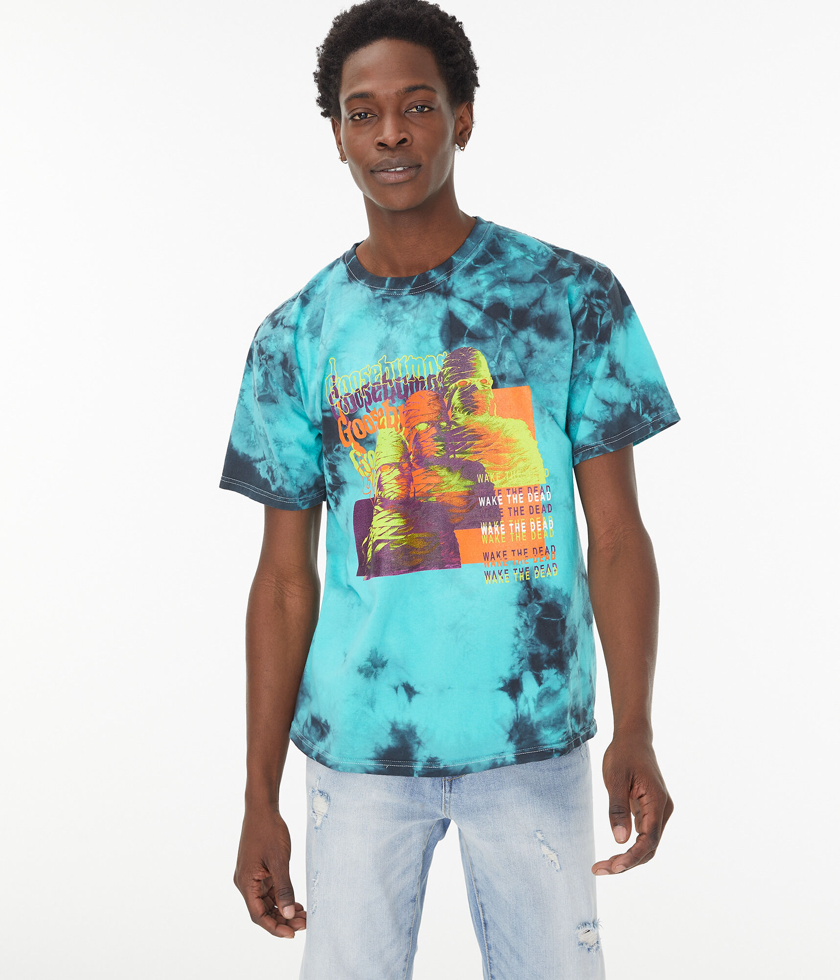 goosebumps tie dye shirt