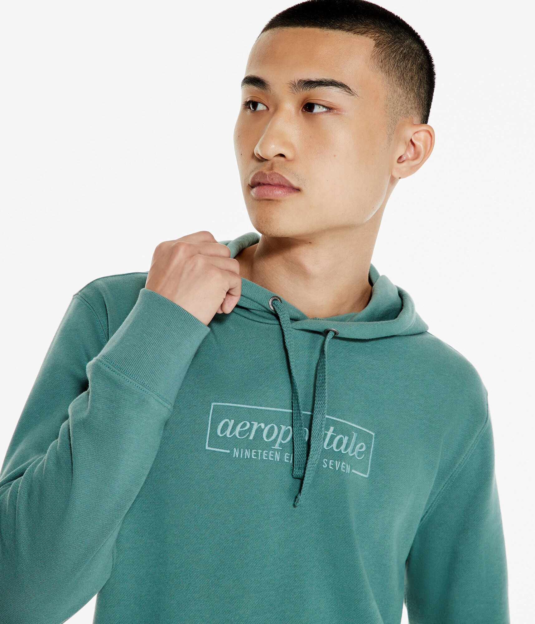 Aeropostale Script Logo Pullover Hoodie