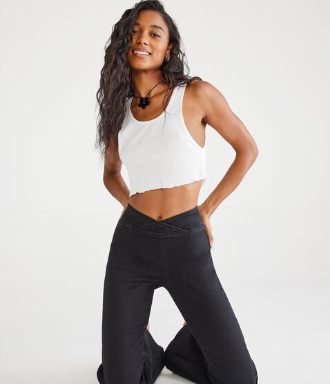 Flare High-Rise Pull-On Soft Flex Jean