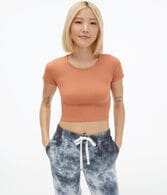 Seriously Soft Seamless Cropped Baby Tee