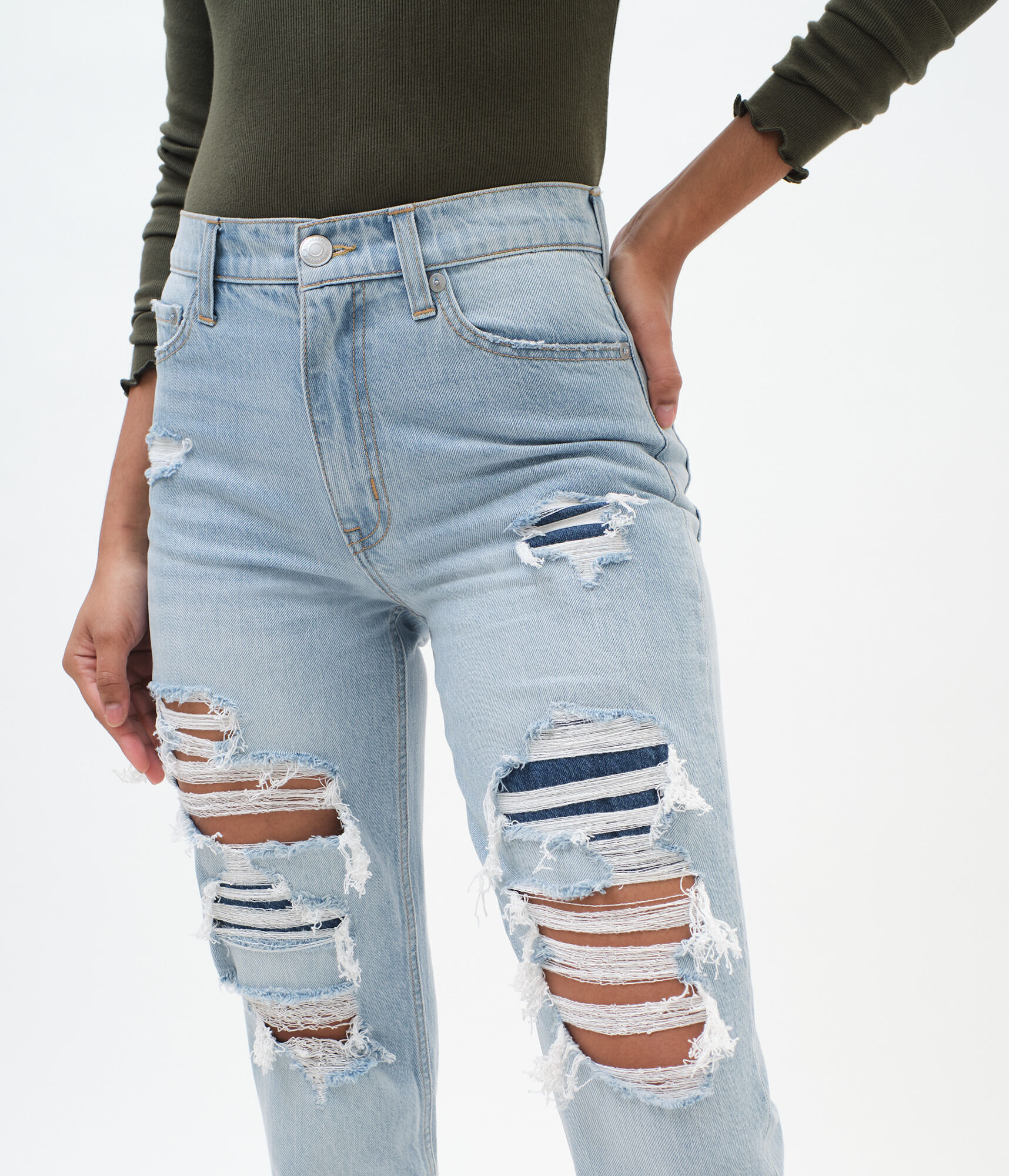 aeropostale mom jeans