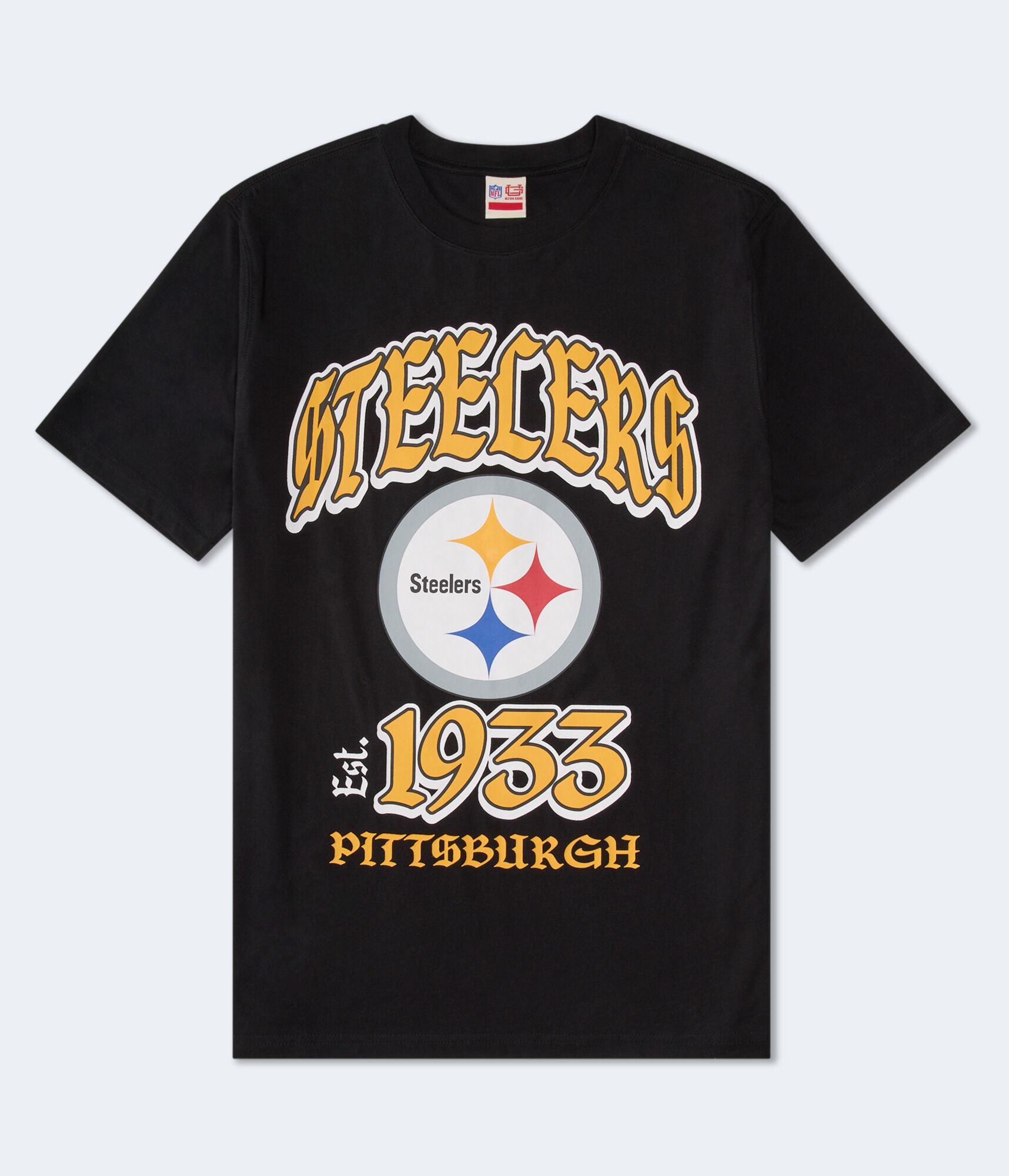 Pittsburgh Steelers Helmet Relaxed Graphic Tee