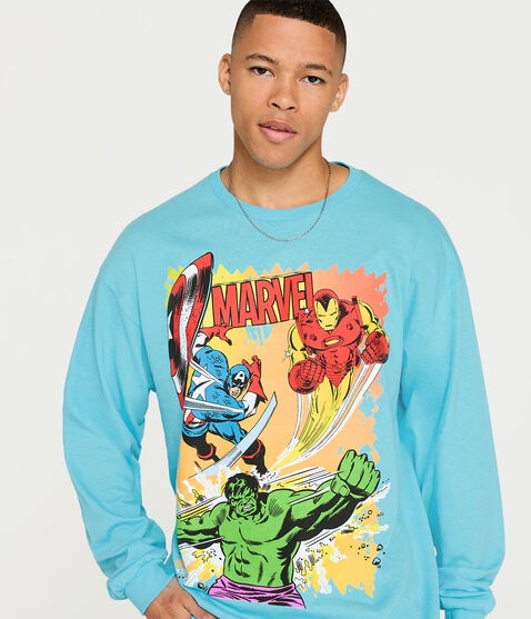 Long Sleeve Avengers Graphic Tee Long Sleeve Avengers Graphic Tee