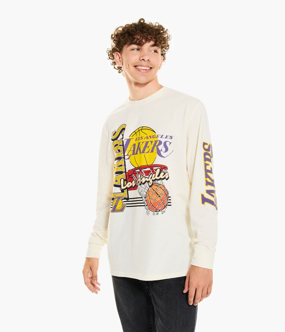 Long Sleeve Los Angeles Lakers Graphic Tee
