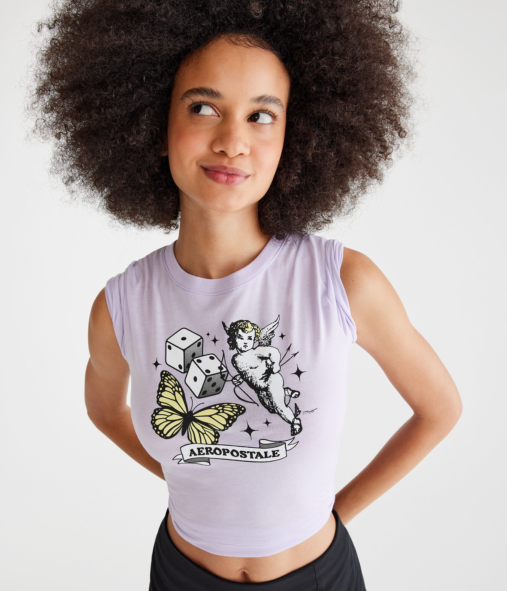 Aeropostale Cherub Dice Graphic Tee