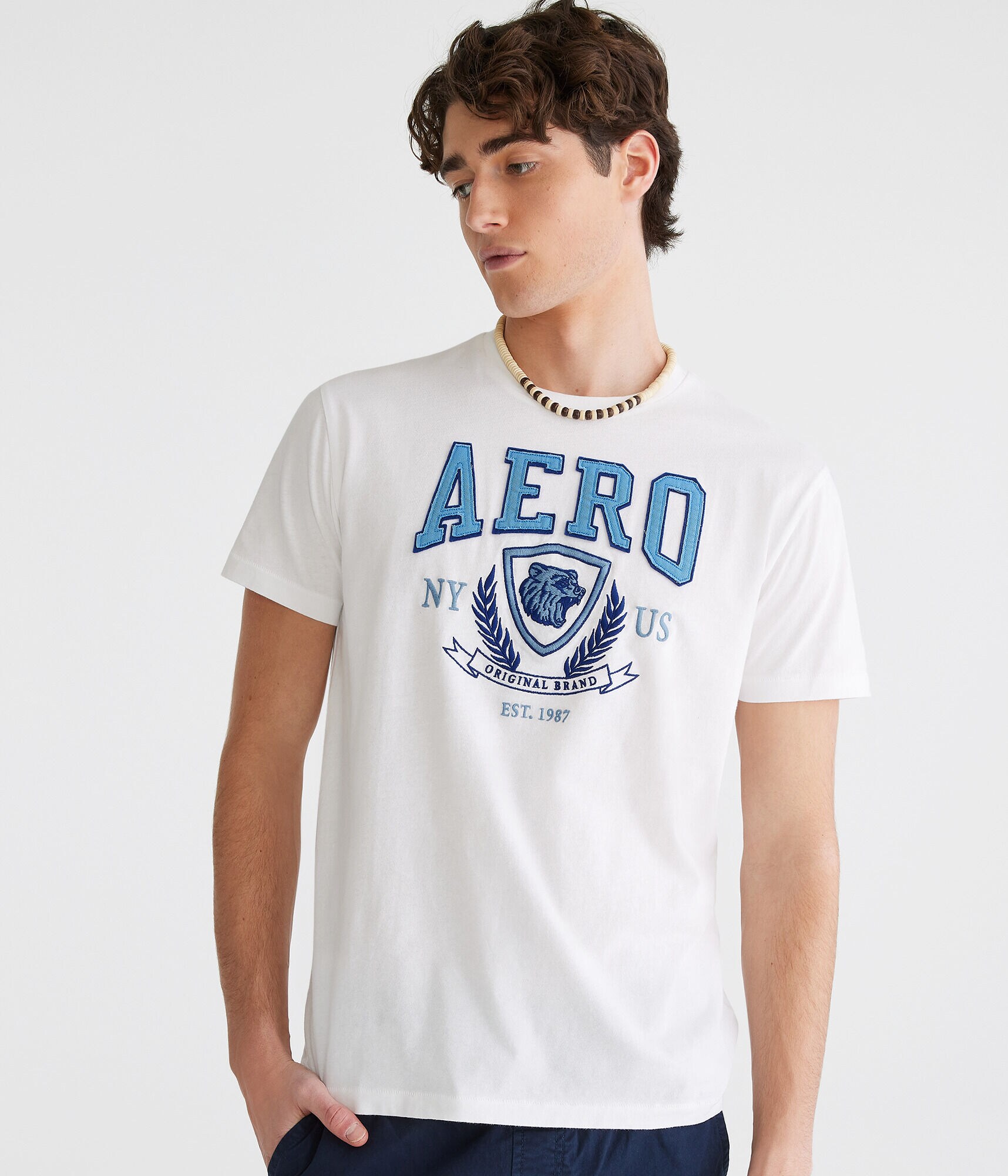 Aero Bear Crest Appliqué Graphic Tee