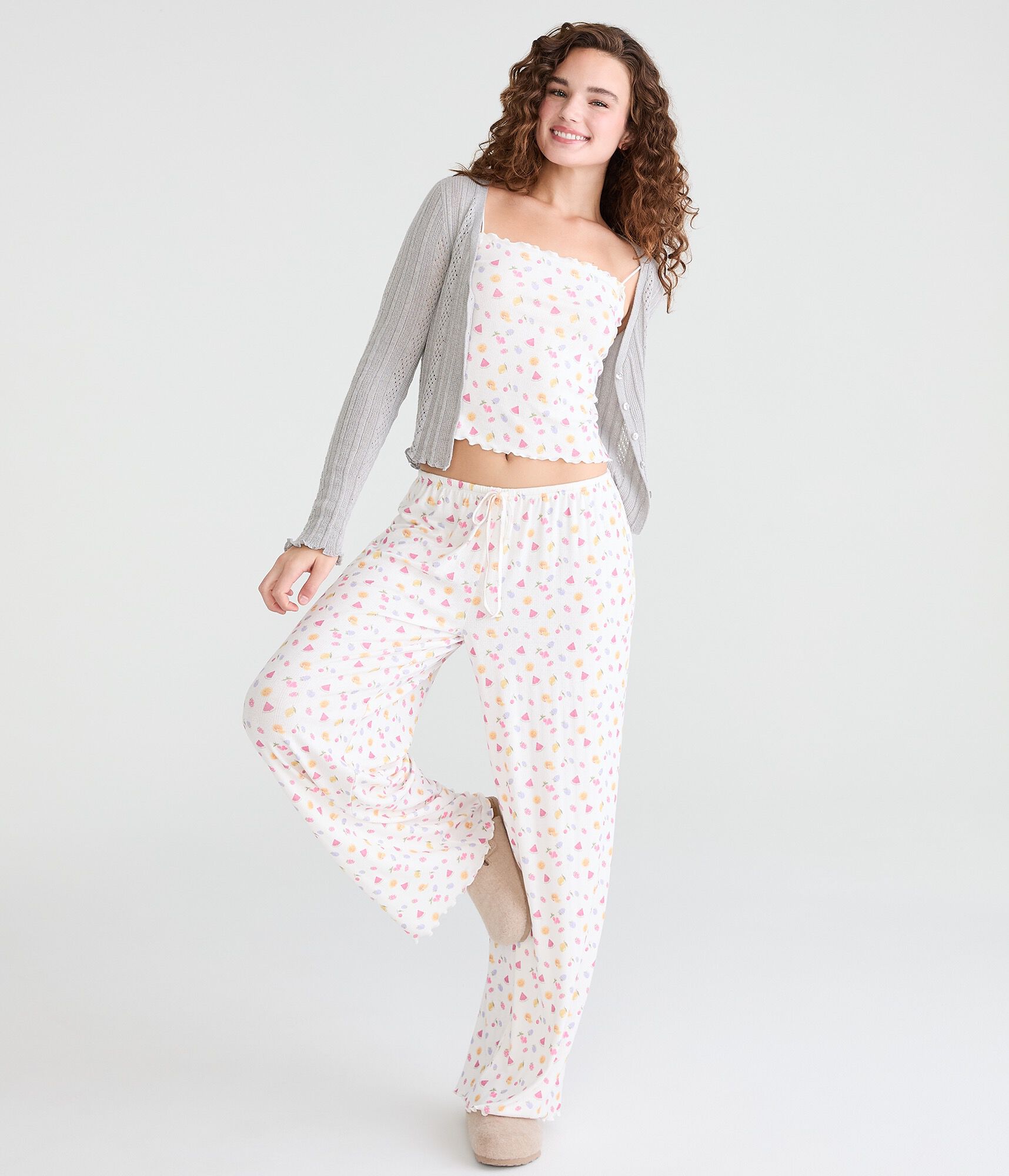 Fruit Pointelle Sleep Pants