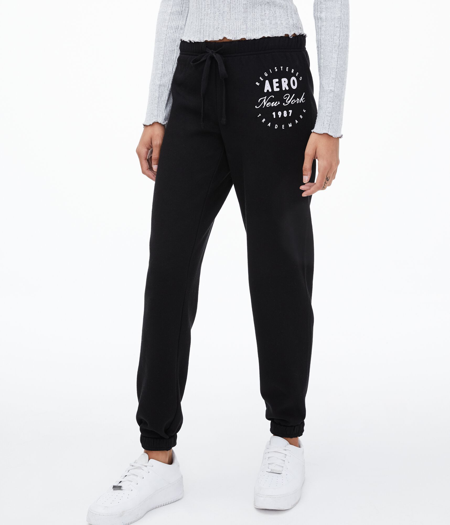 Aero New York Circle Cinch Sweatpants