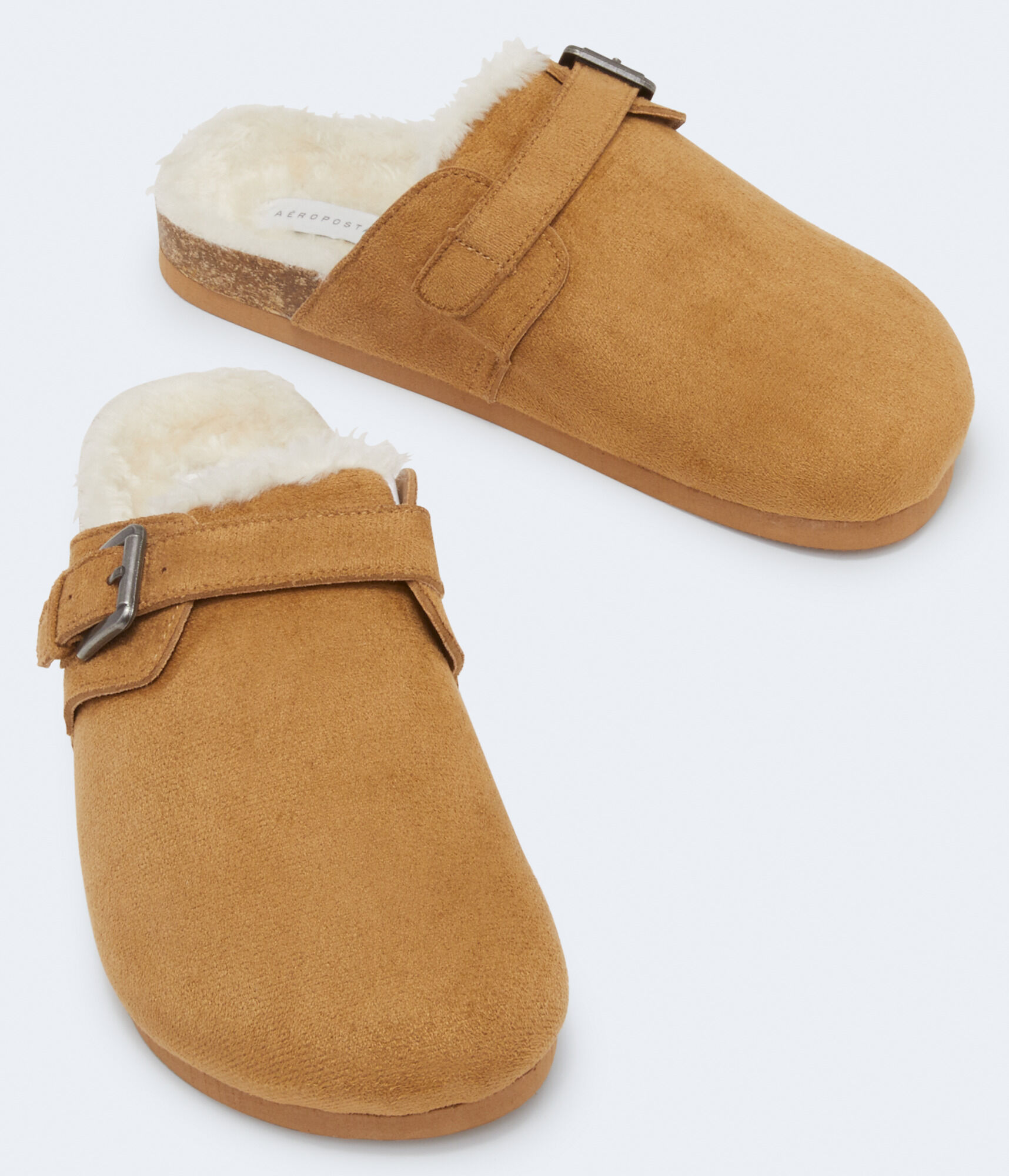 Faux Suede Cork Clog