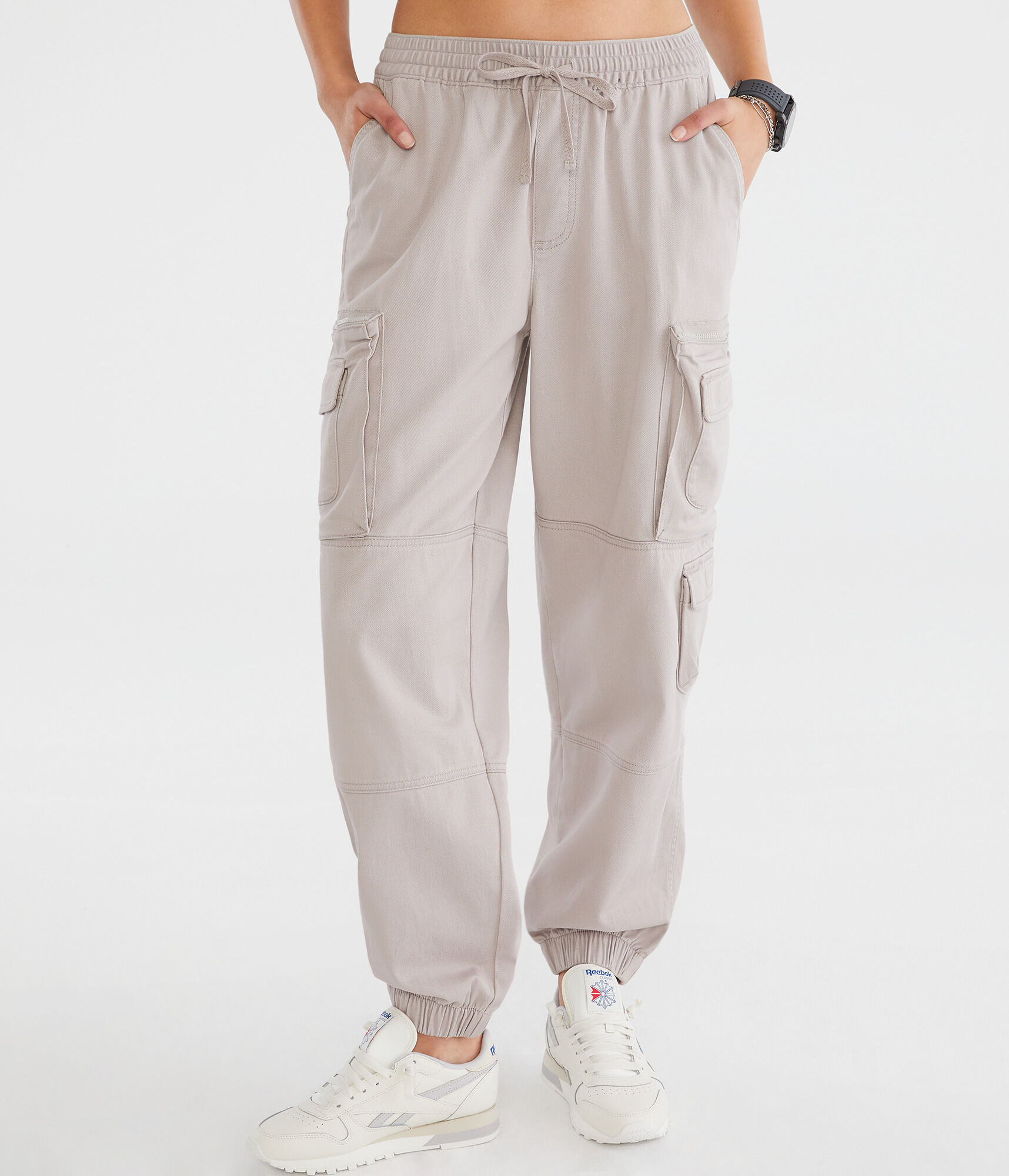 High-Rise Cargo Joggers