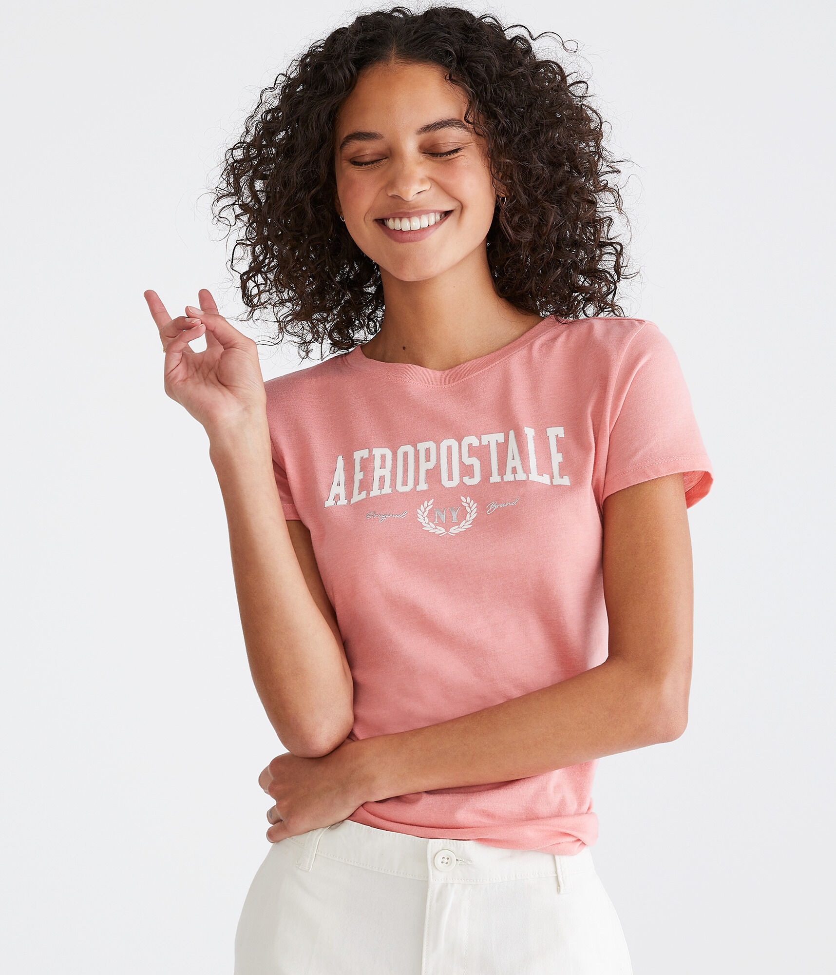 Aeropostale NY Crest Graphic Tee