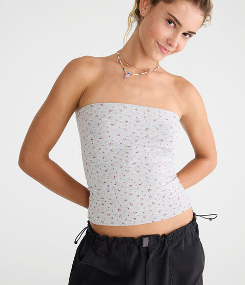 Floral Reversible Tube Top Floral Reversible Tube Top