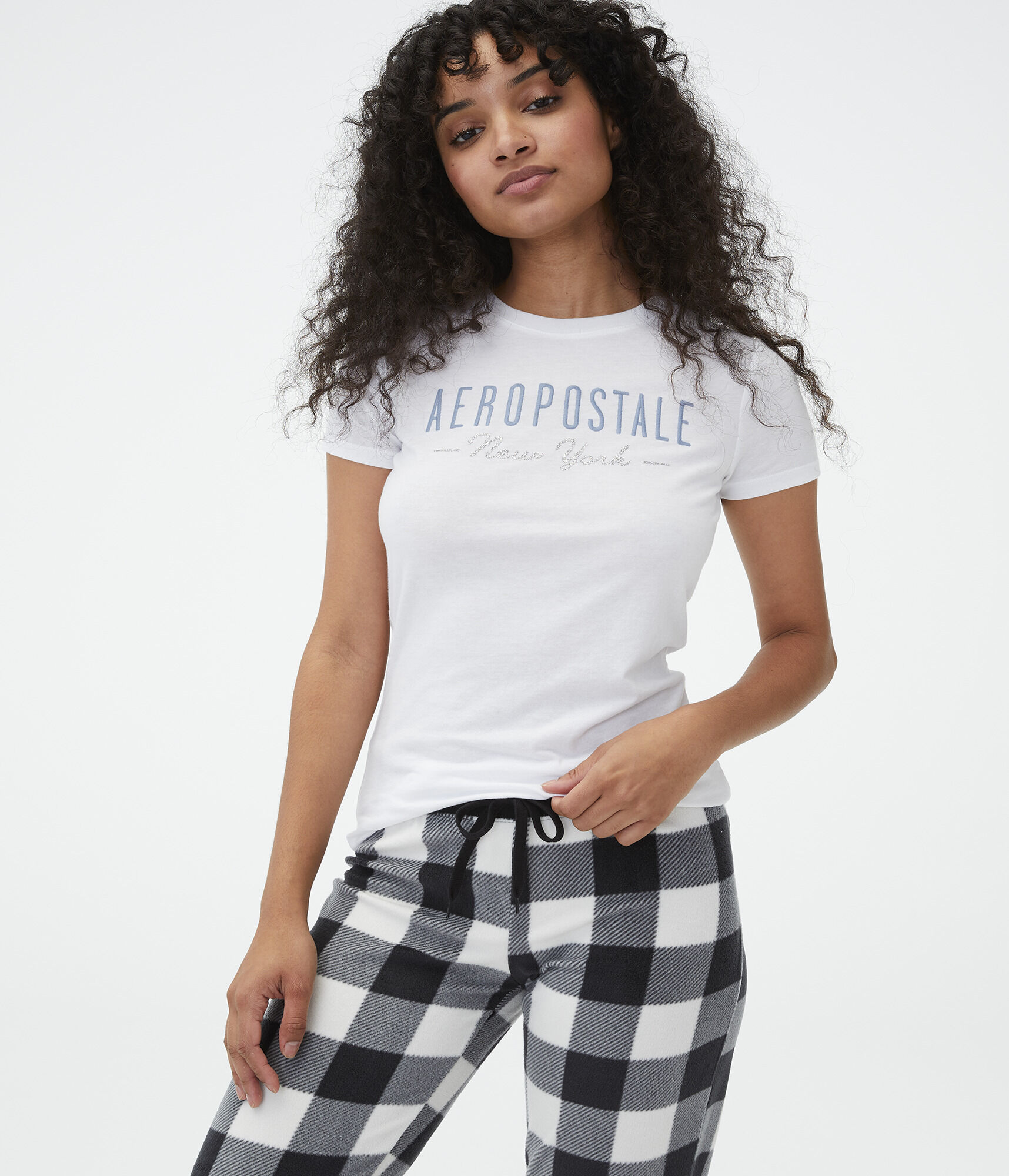 Aeropostale New York Glitter Graphic Tee