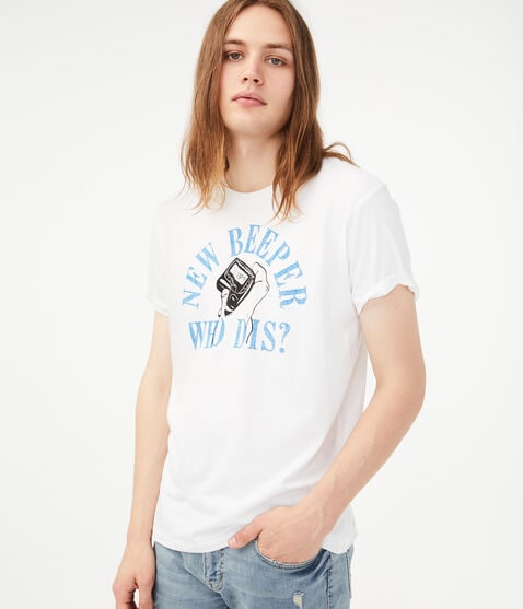 New Beeper Graphic Tee New Beeper Graphic Tee