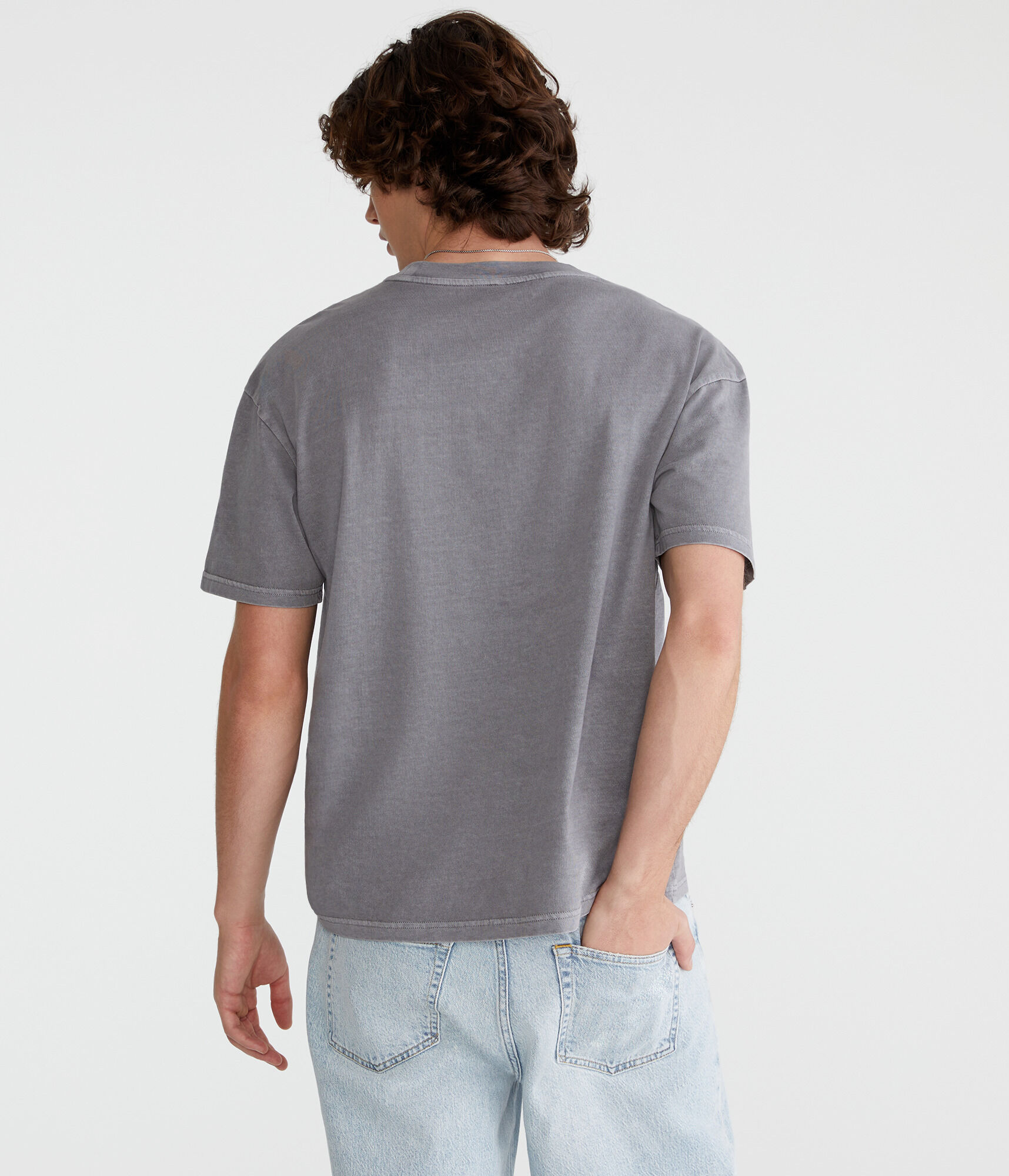 Tonal Logo Relaxed Fit Crew Tee