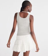 Seriously Soft Cowgirls 39 Cropped Scoop-Neck Tank