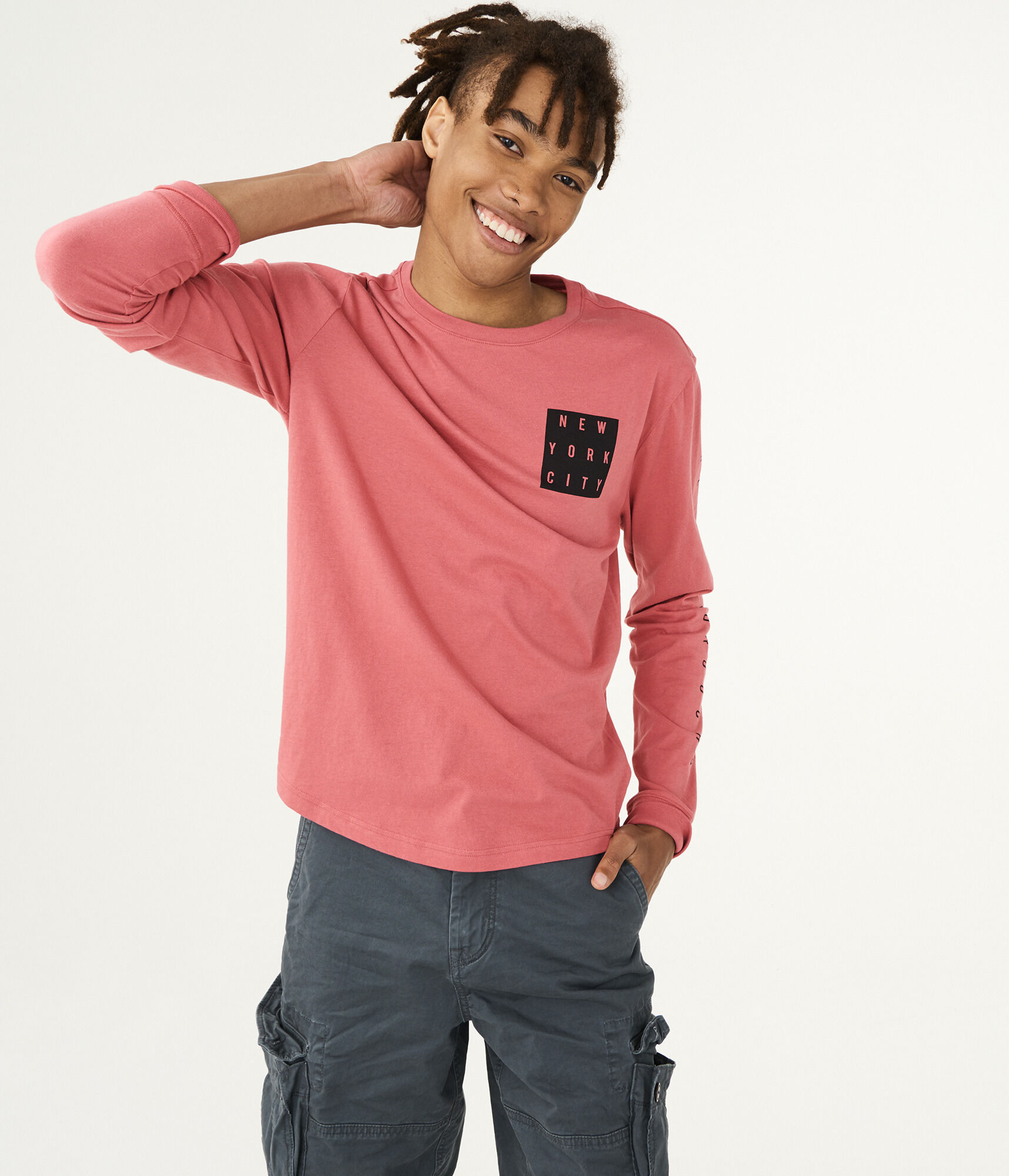 Long Sleeve Five Boroughs Graphic Tee