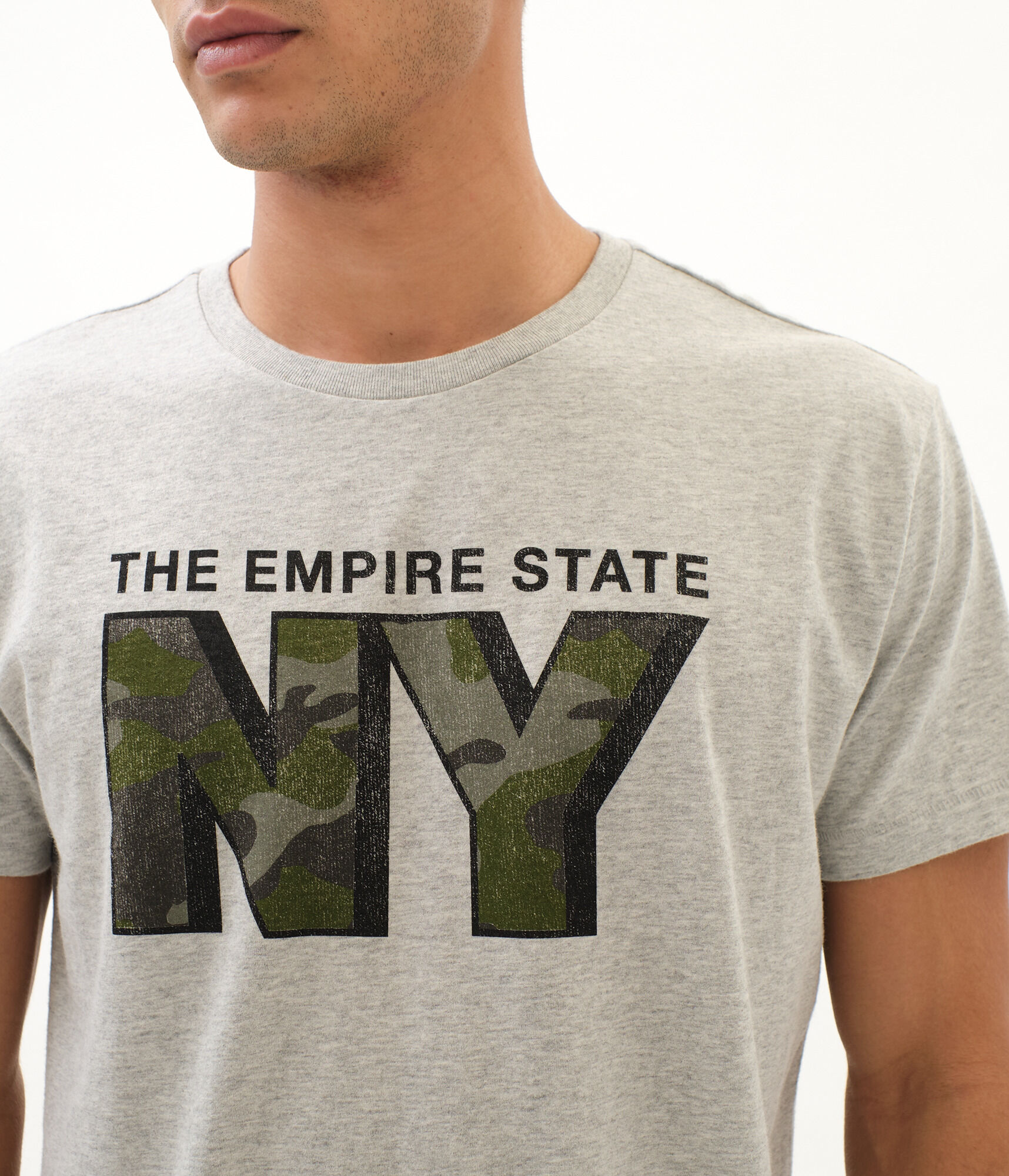 Camo Empire State Graphic Tee