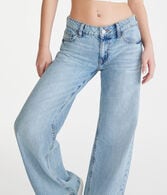 Low-Rise Wide Leg Jean