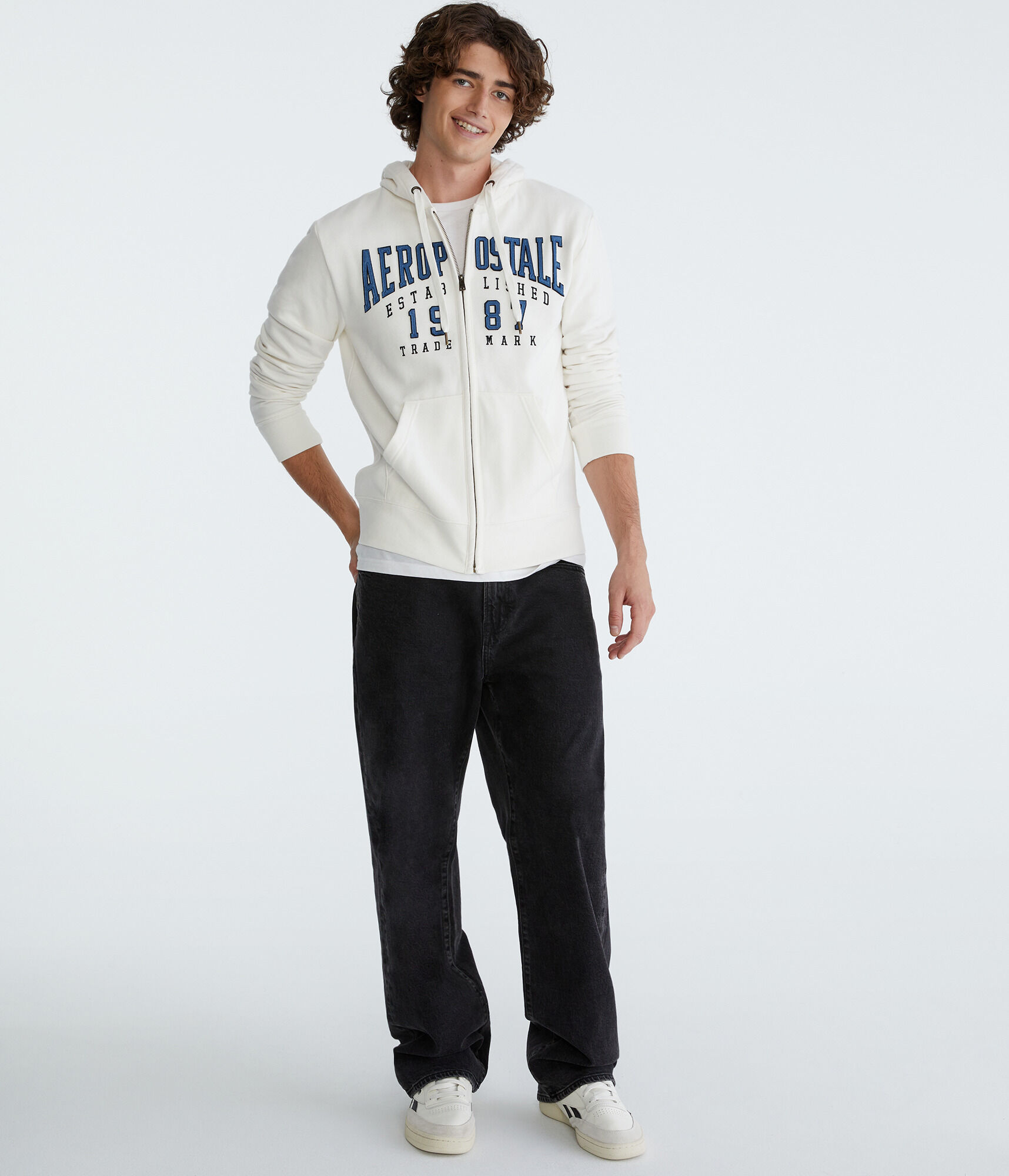 Aeropostale 1987 Heritage Full-Zip Hoodie