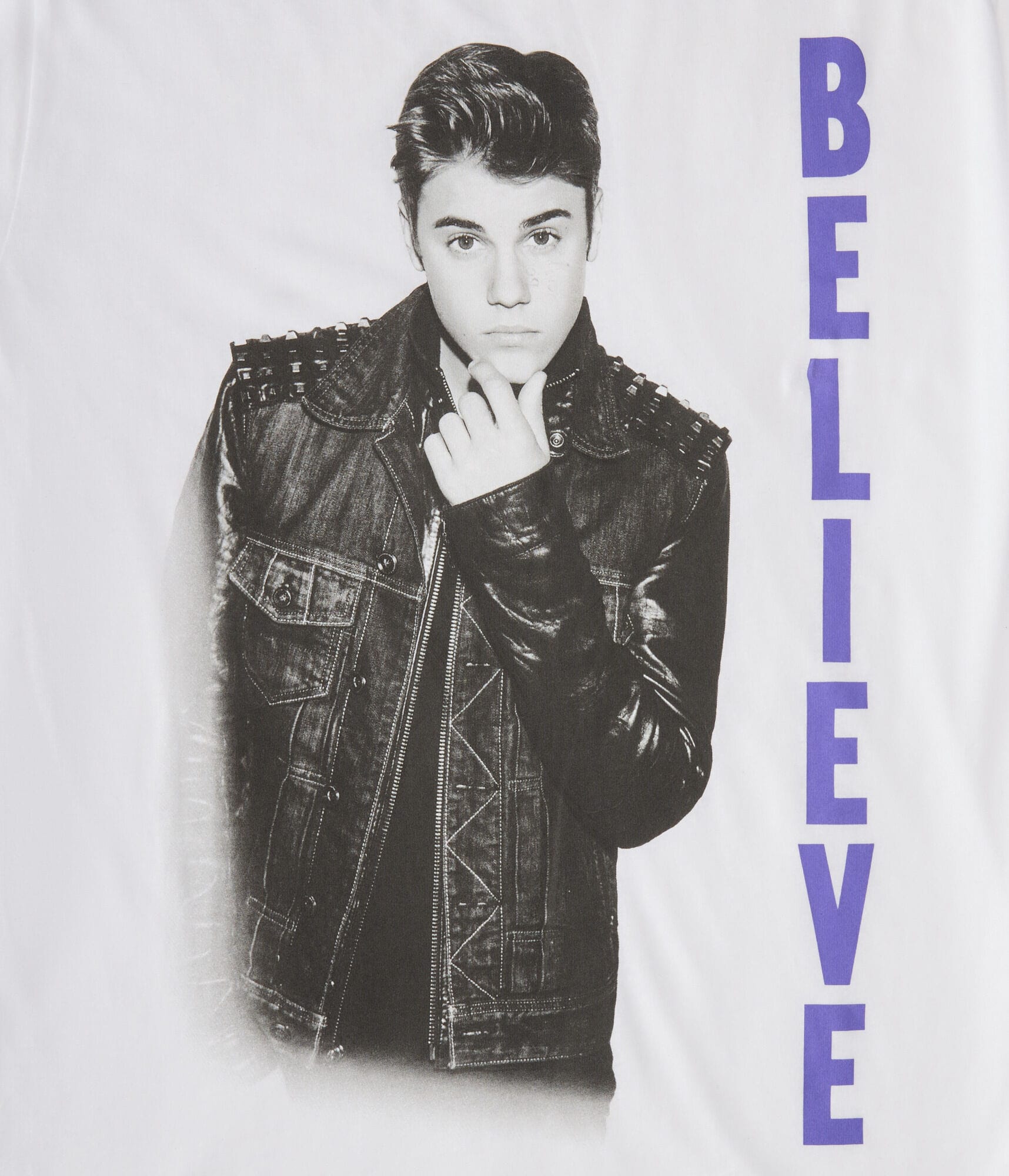 Justin Bieber Oversized Graphic Tee