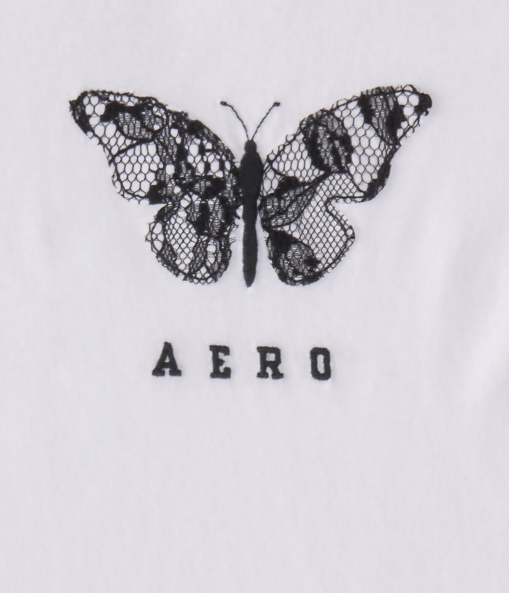 Aero Lace Butterfly Graphic Tee
