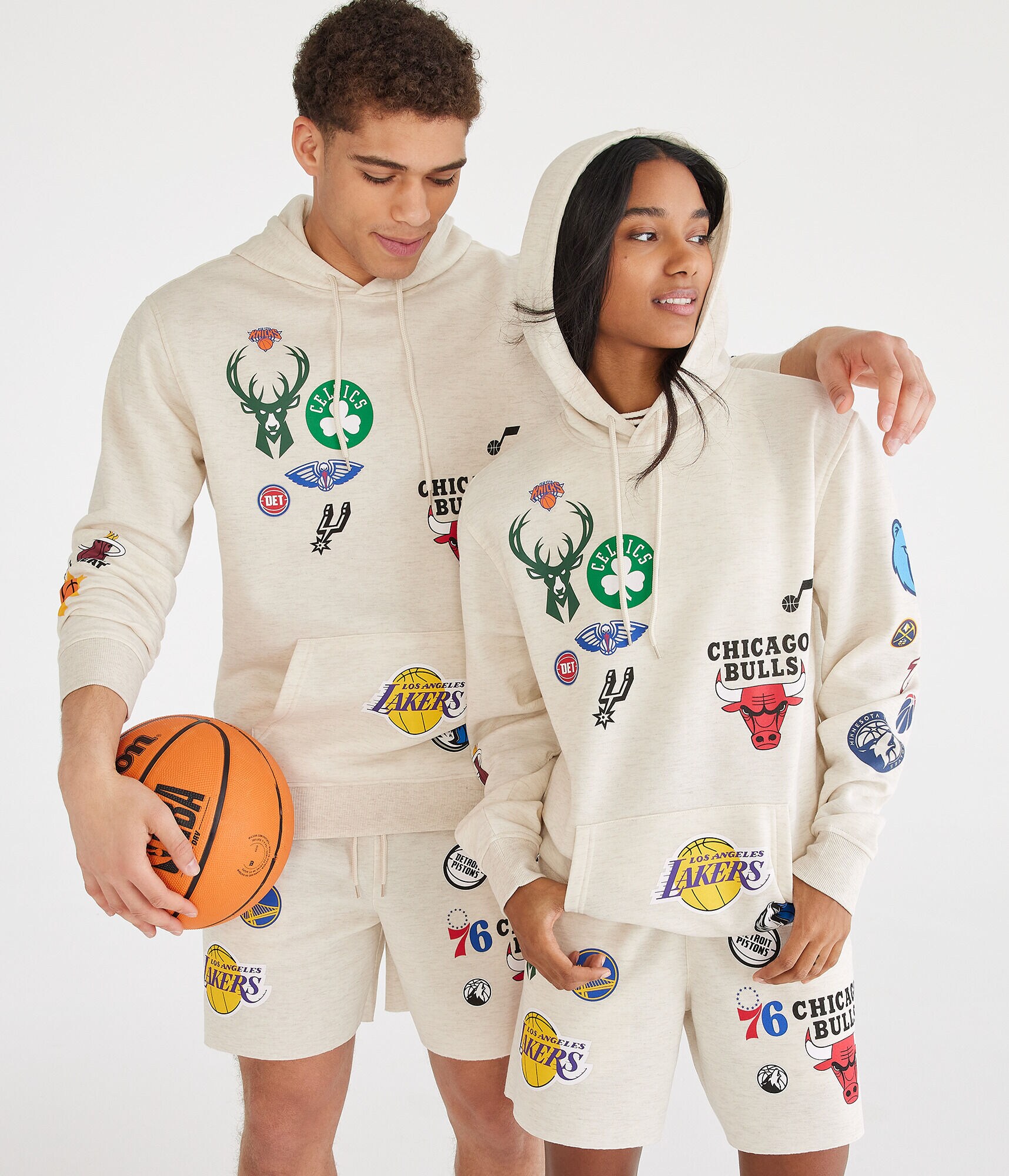 NBA Team Logos Pullover Hoodie