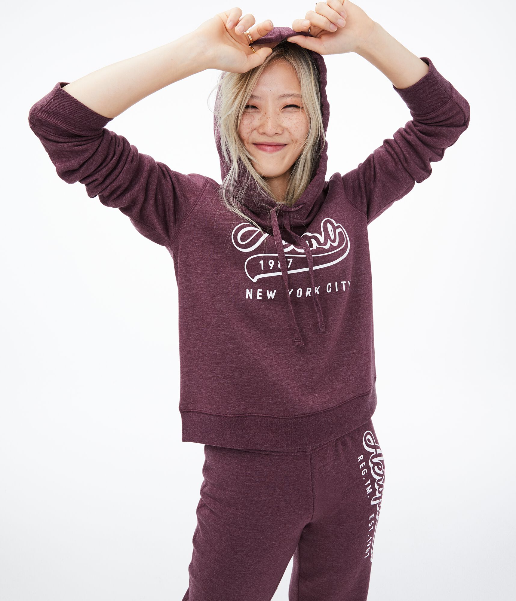 Aero Script Pullover Hoodie