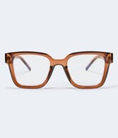 Translucent Square Blue Light Glasses