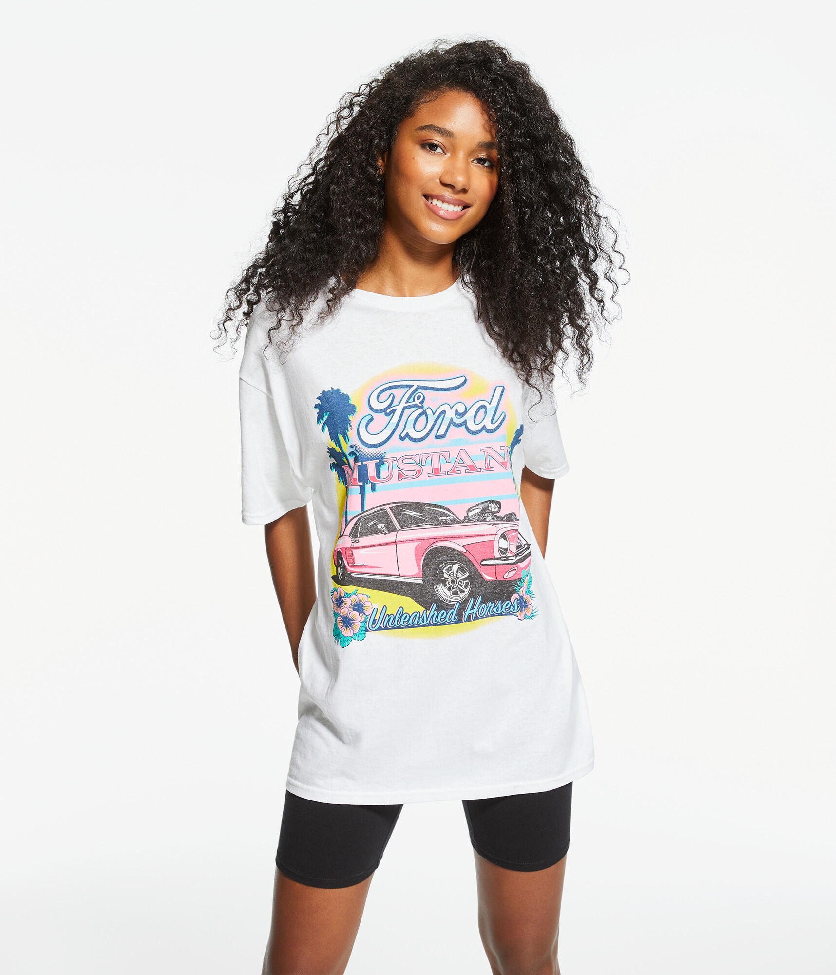 Ford Mustang Boyfriend Graphic Tee