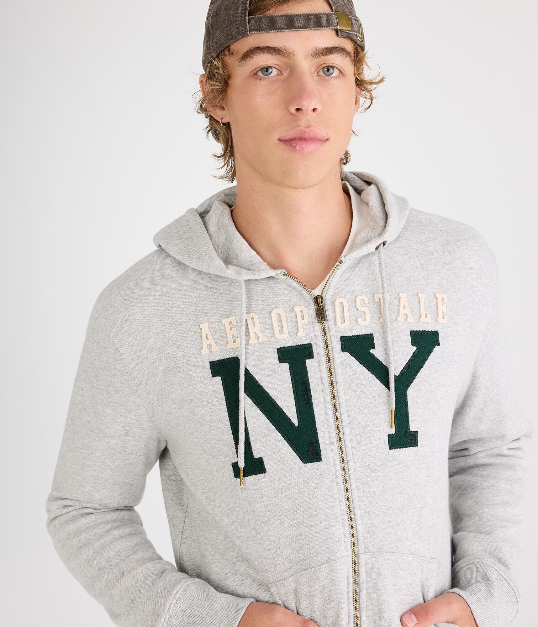 Aeropostale NY Heritage Full-Zip Hoodie