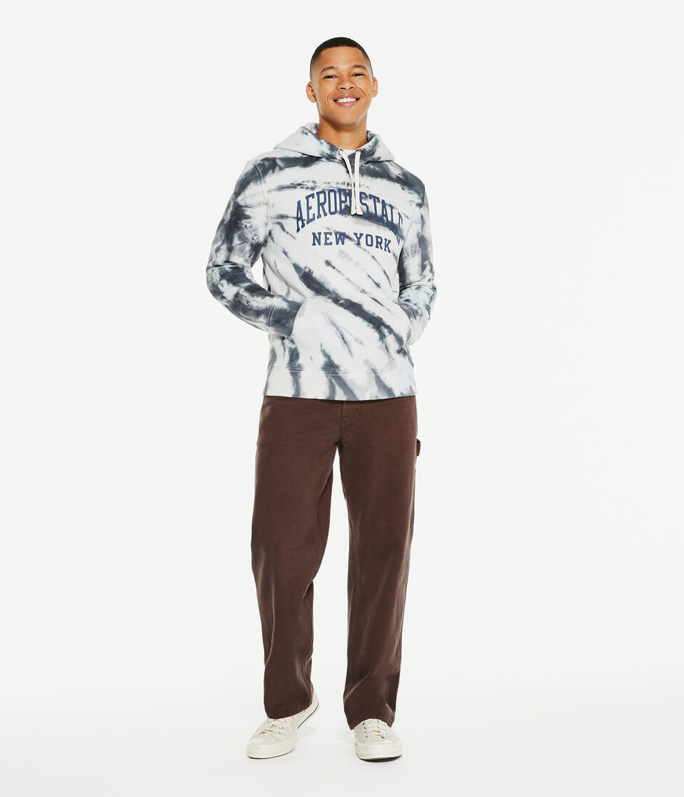 Aeropostale New York Tie-Dye Pullover Hoodie