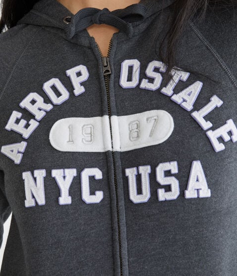 Aeropostale NYC USA Full-Zip Hoodie