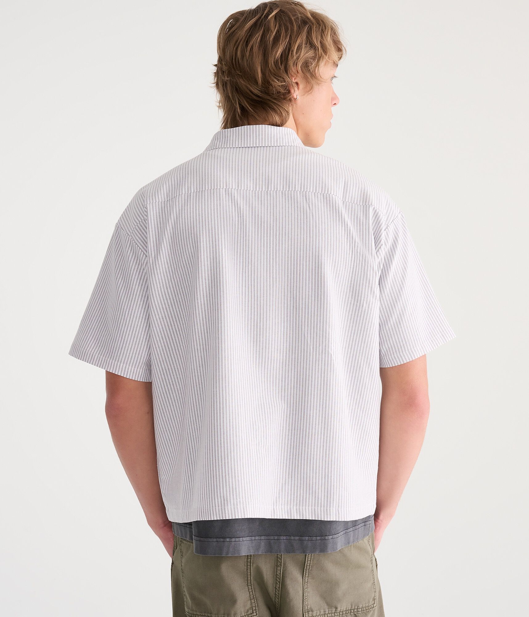 Dodge SRT Hellcat Striped Boxy Shirt