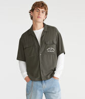 Short Sleeve Hudson Auto Body Mechanic Shirt