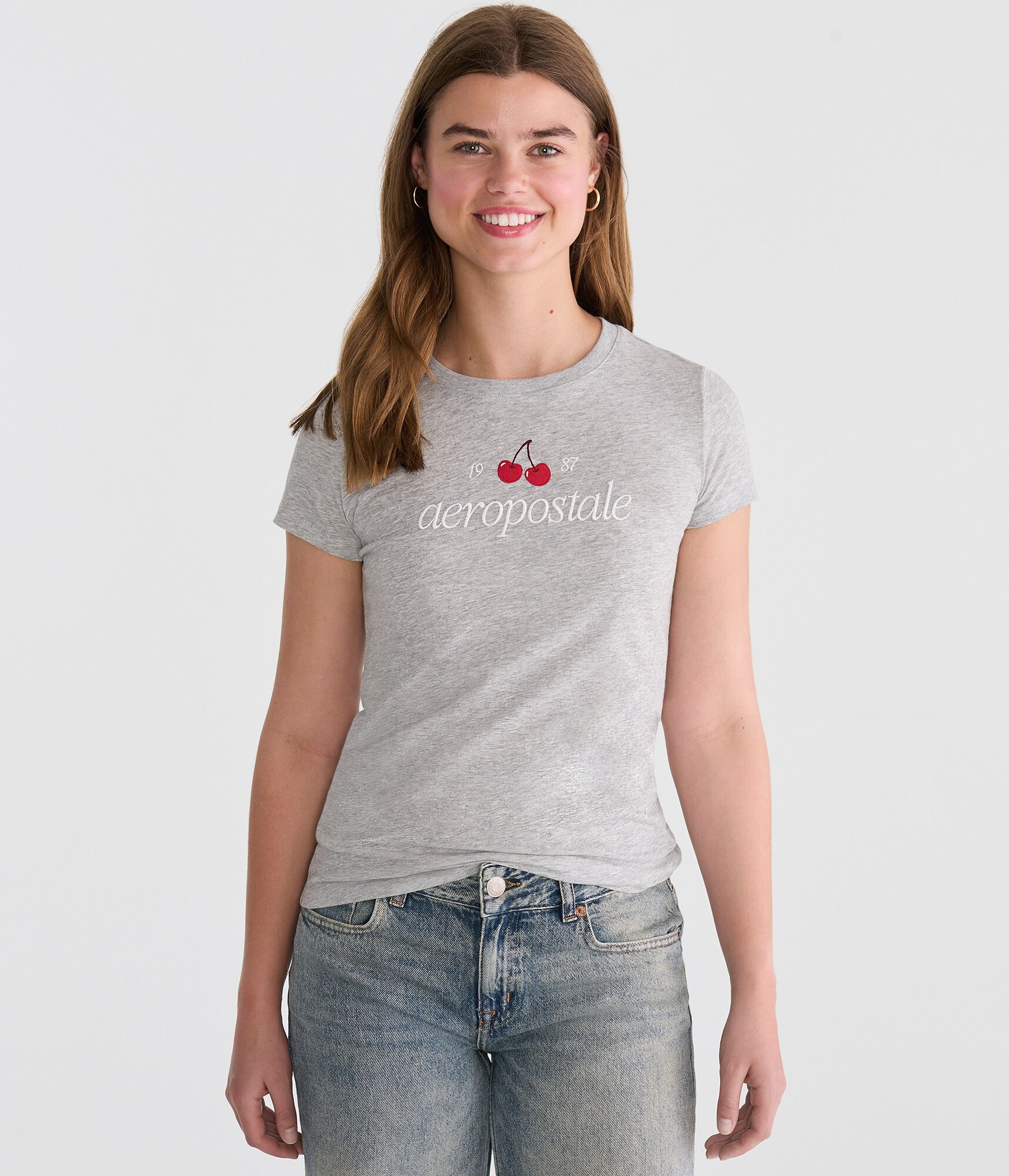 Aeropostale 1987 Cherries Graphic Tee