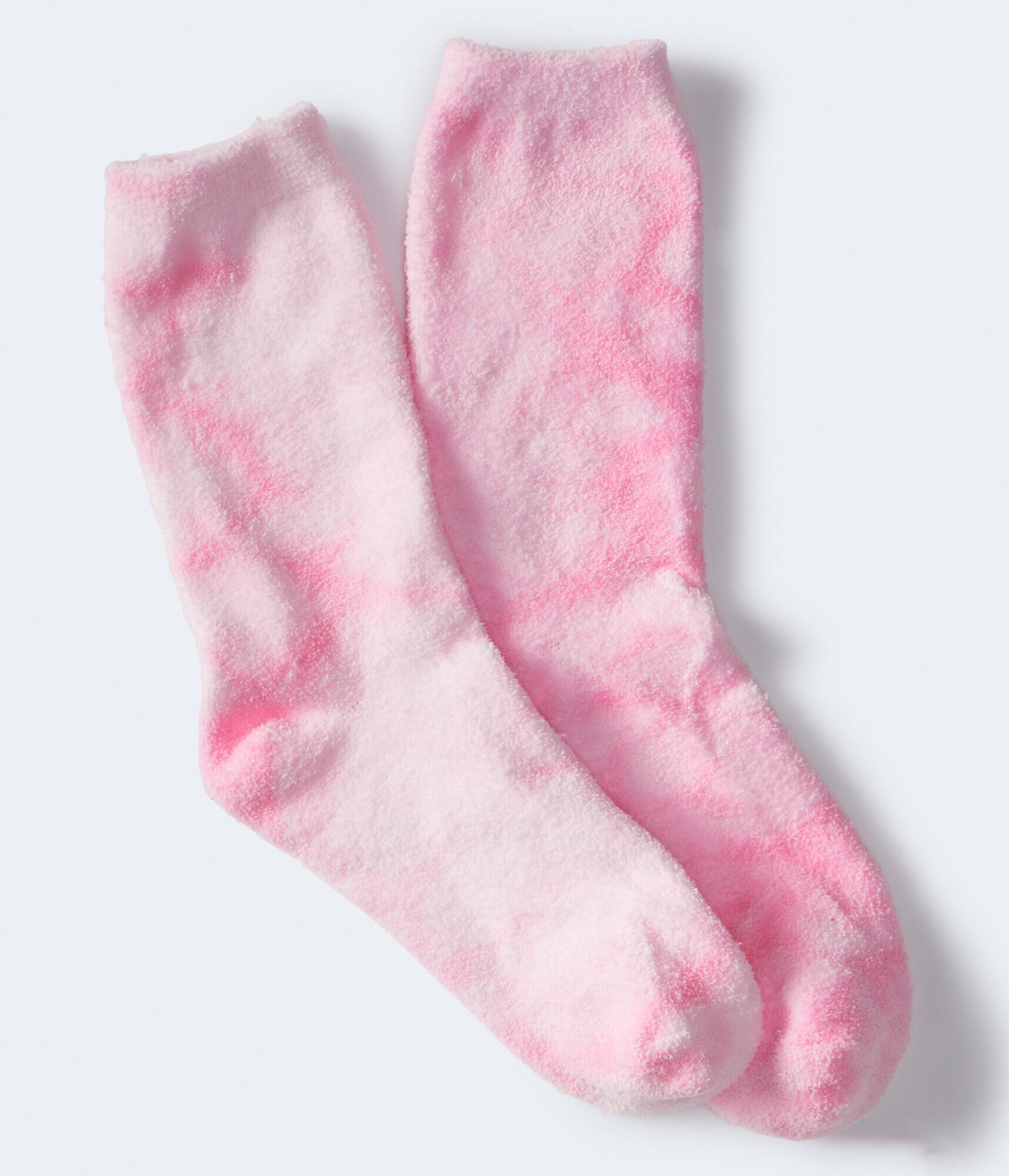 Tie-Dye Fuzzy Crew Socks***