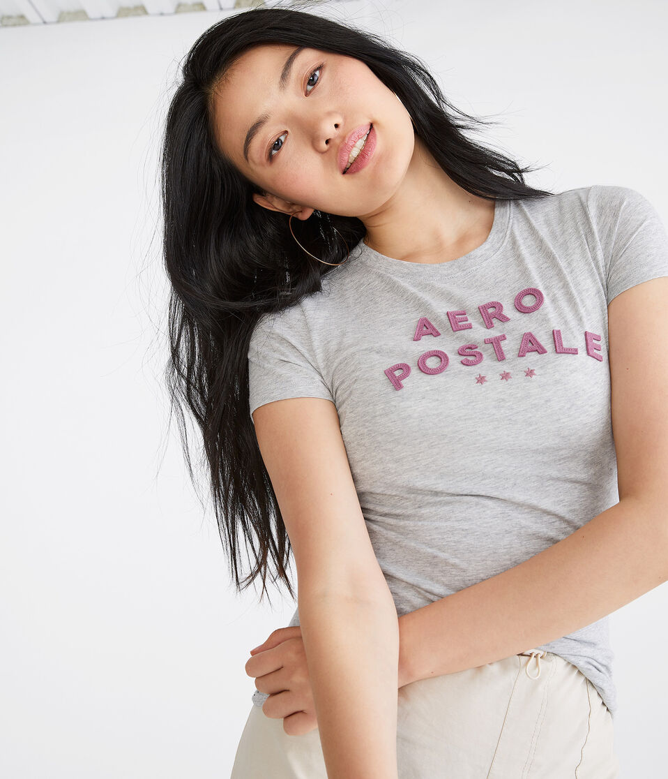 Logo Arch Star Appliqué Graphic Tee