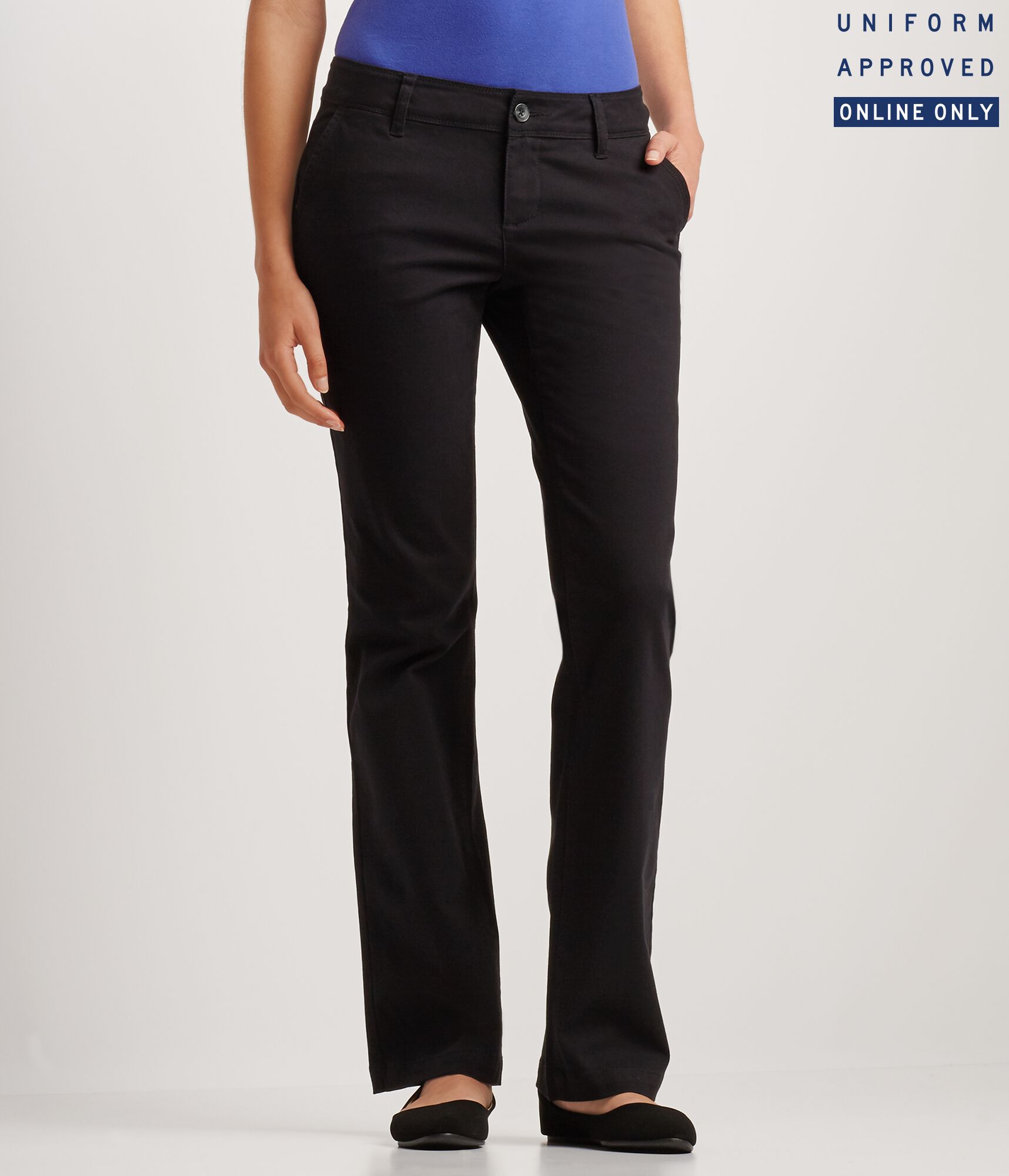 Curvy Twill Uniform Pants