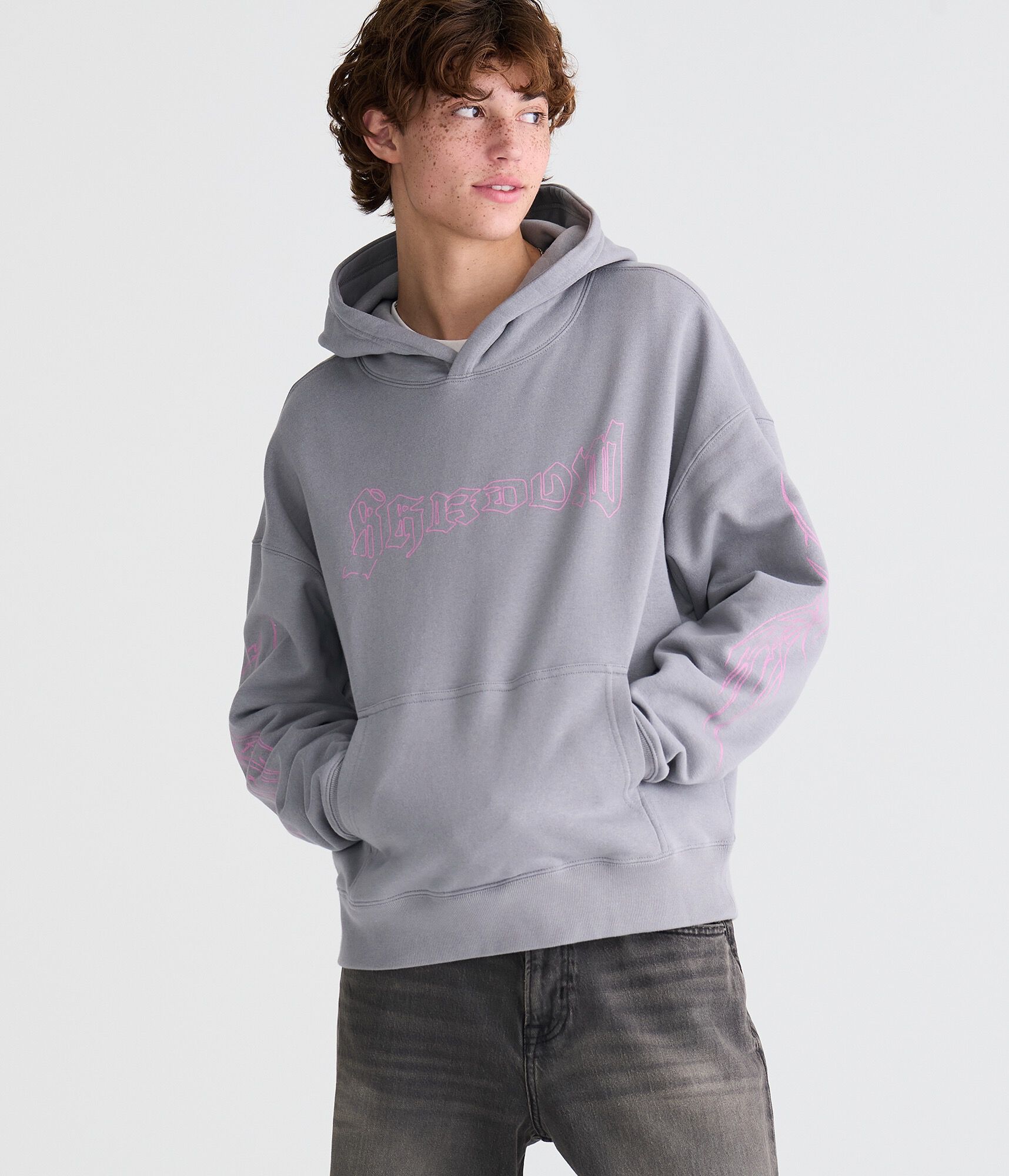 Cloud Soft Tattoo Boxy Pullover Hoodie