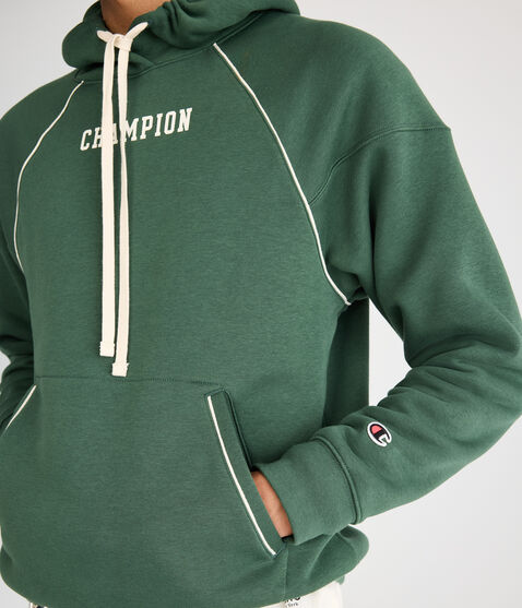 Champion Logo Piped Pullover Hoodie Champion Logo Piped Pullover Hoodie