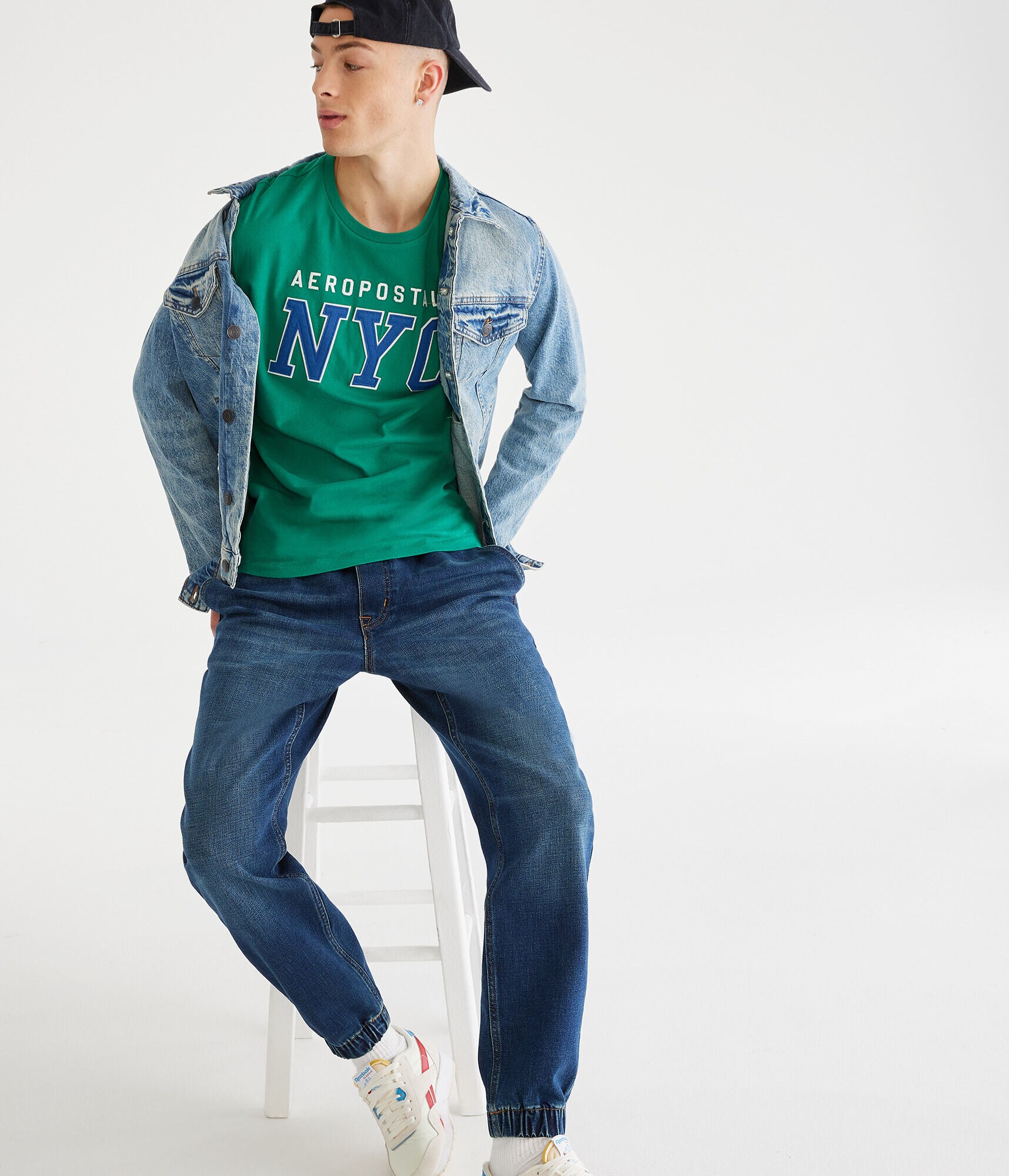 Aeropostale NYC Appliqu&eacute; Graphic Tee