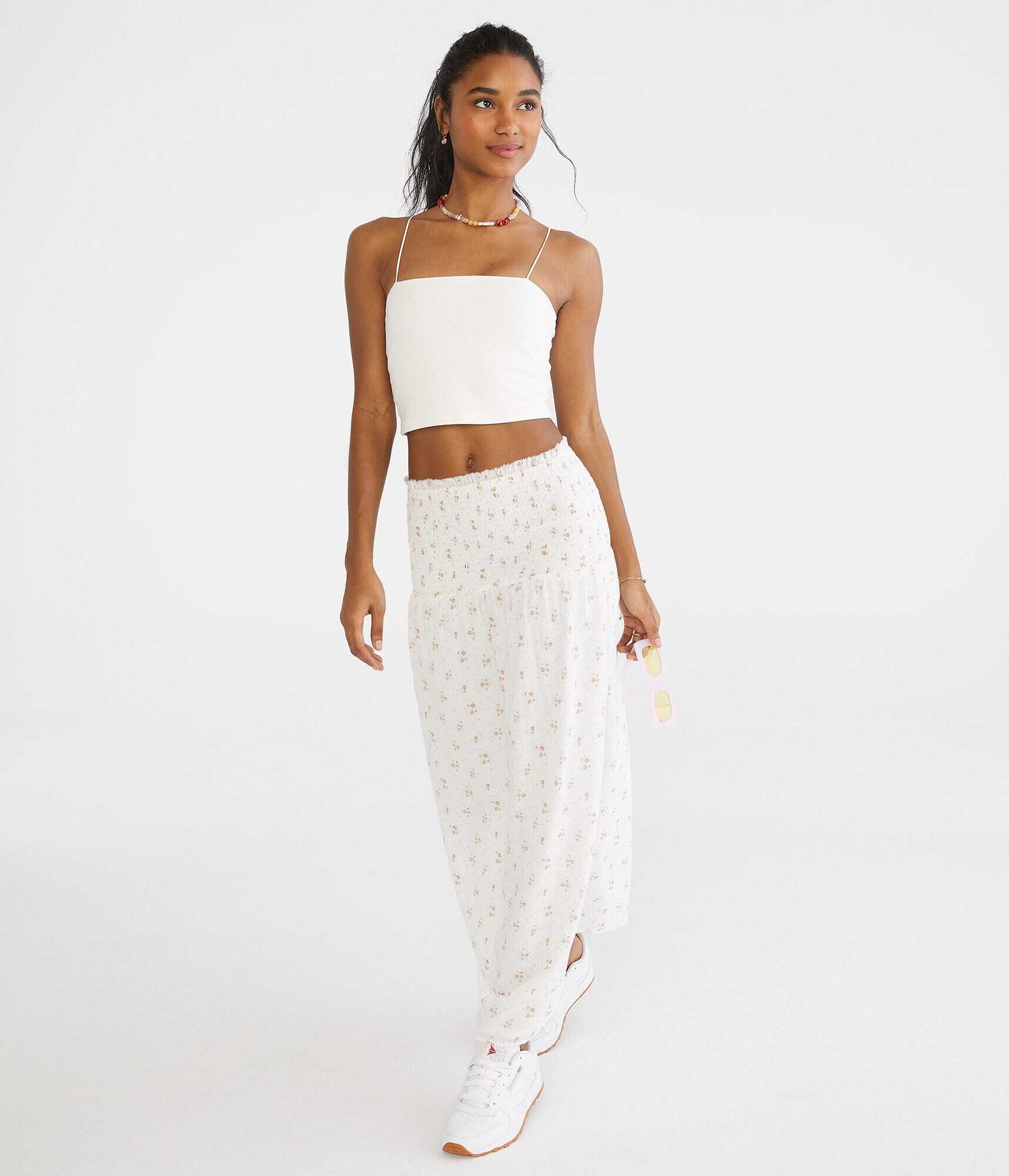 Floral Strapless Convertible Dress