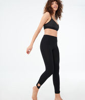 LLD Solid Keyhole-Ankle Leggings***