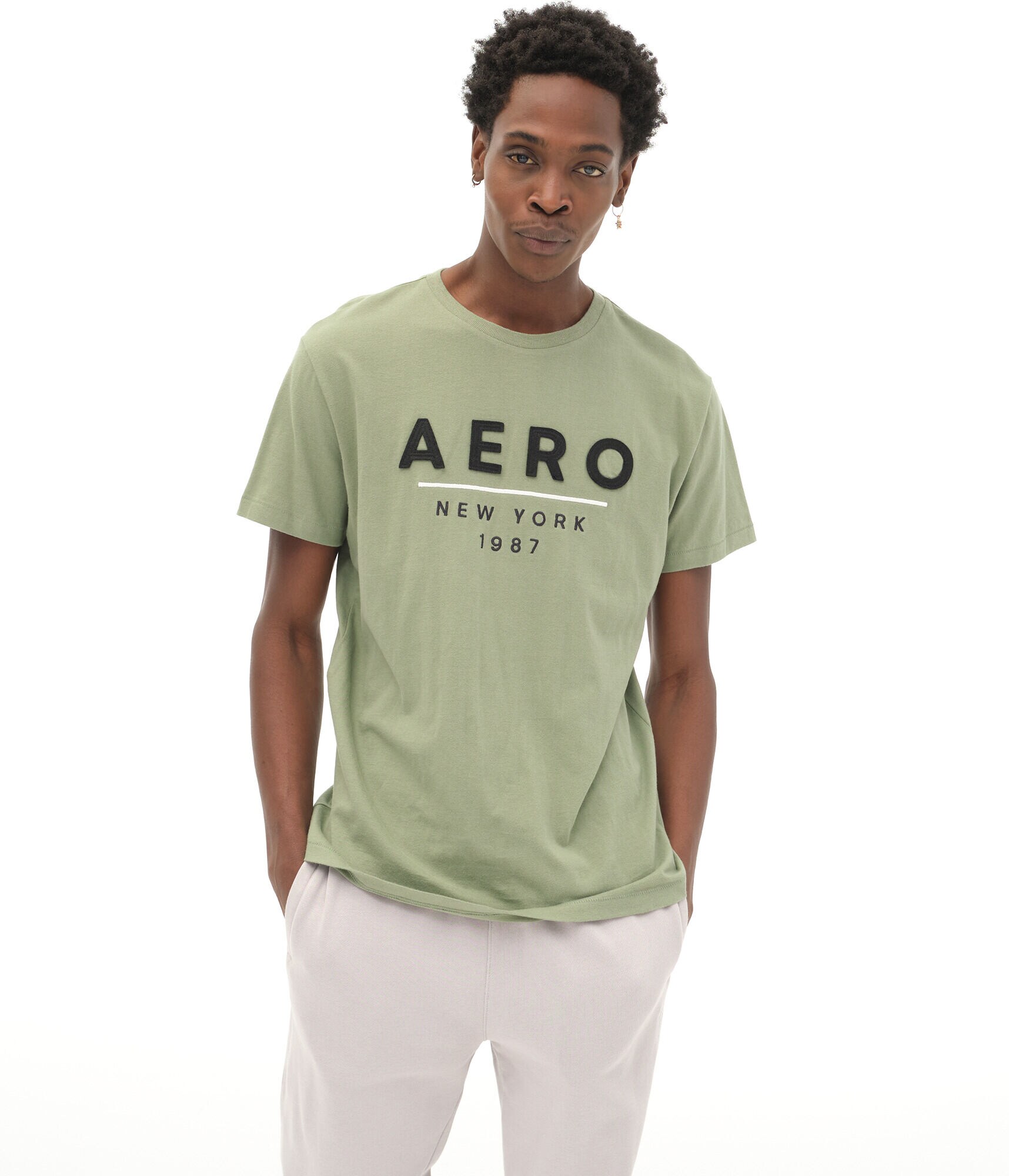 Aero New York 1987 Appliqu&eacute; Graphic Tee
