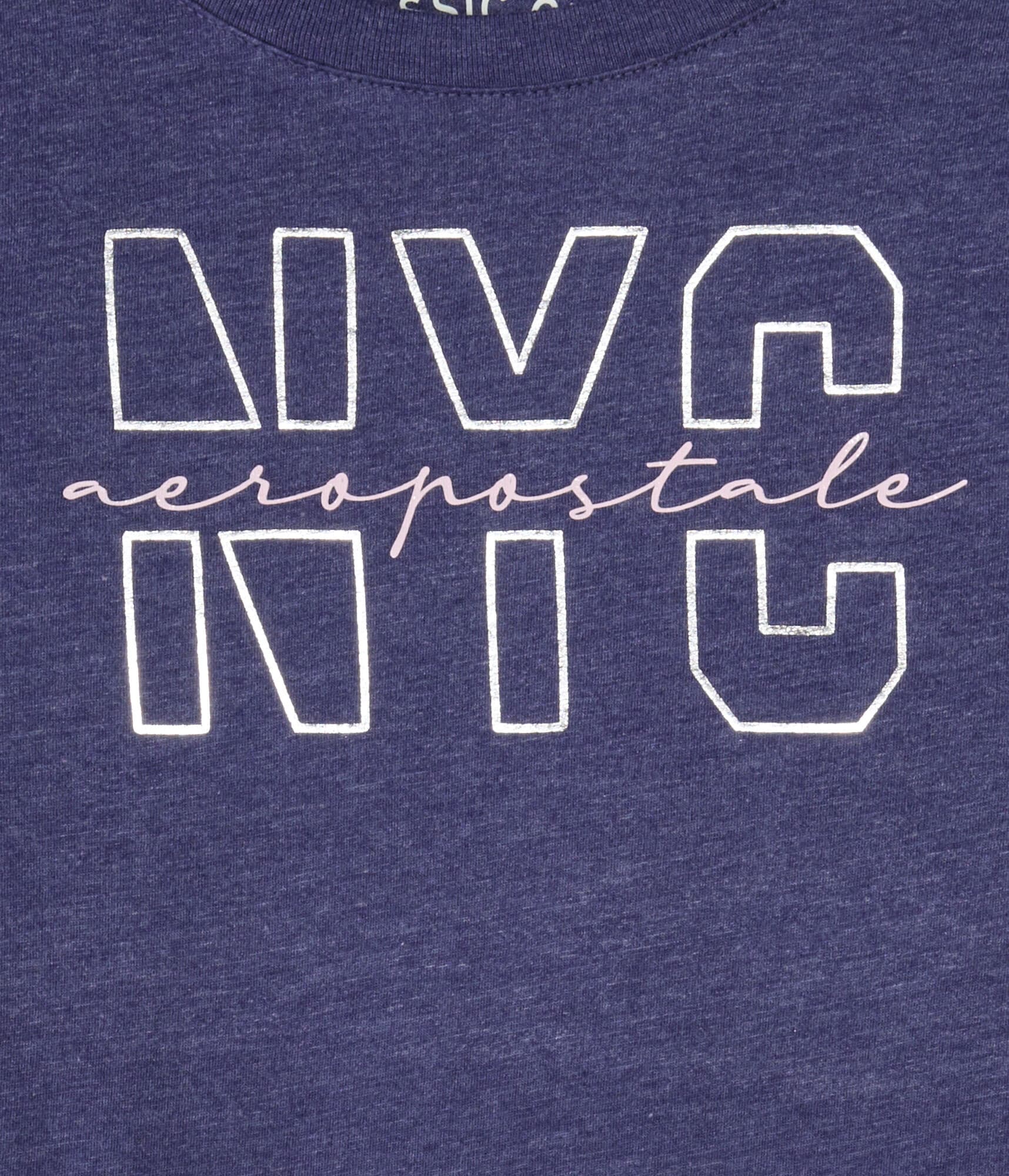 Aeropostale NYC Foil Graphic Tee